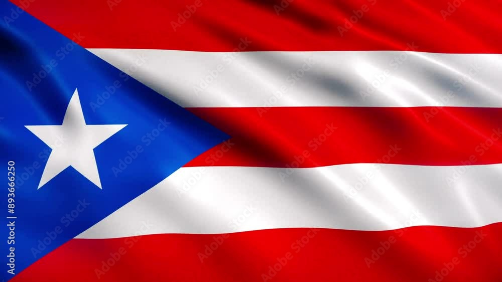 Puerto Rico Flag Animation (Close-up)
Puerto Rico Flag Animation (Close-up)
