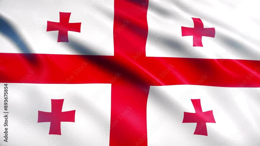 Georgia Flag Animation (Close-up)
Georgia Flag Animation (Close-up)