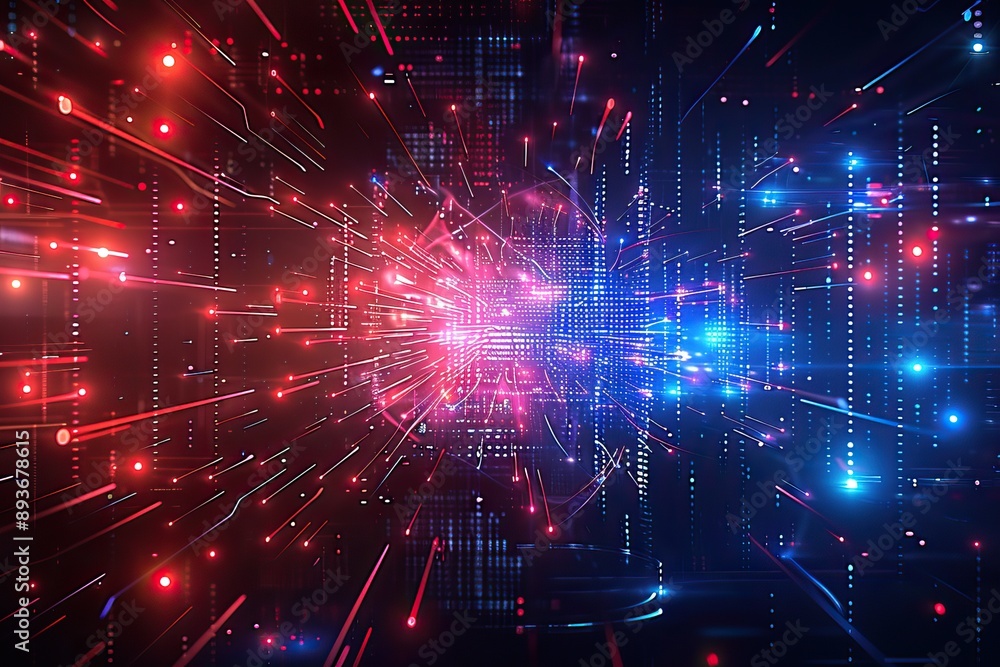 Obraz premium gradient technology background