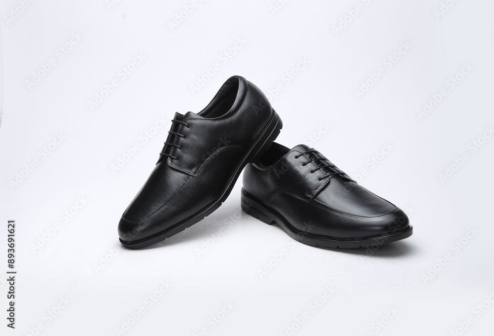party wear or office wear black formal shoes pair isolated on white background party wear or office wear black formal shoes pair isolated on white background