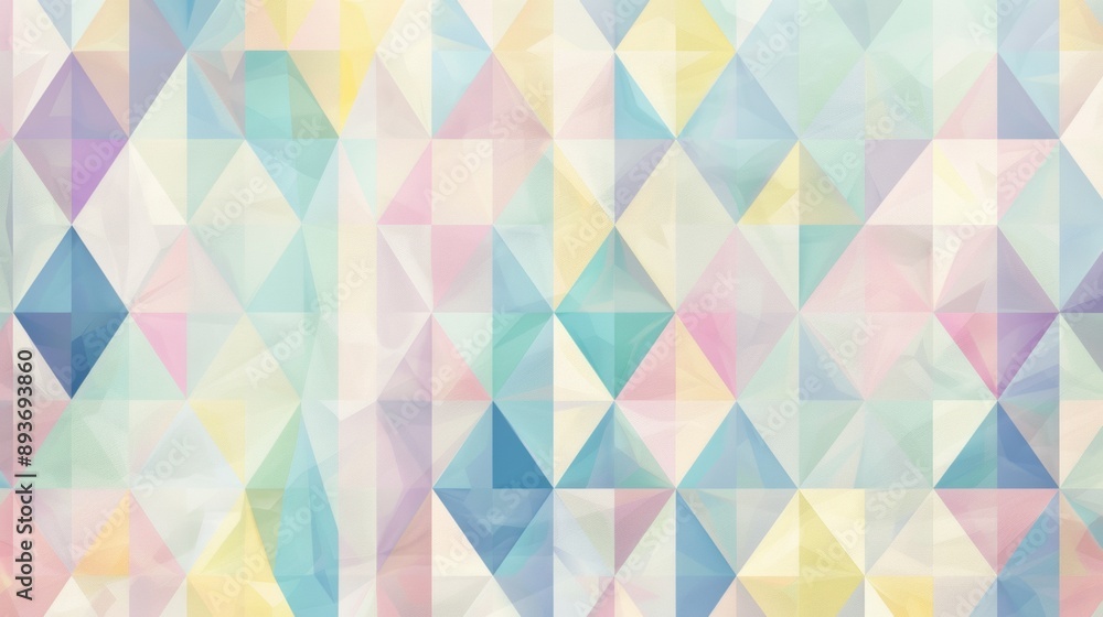 Fototapeta premium A colorful abstract background with triangles and squares
