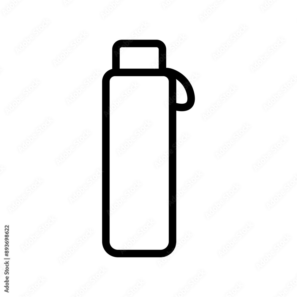 water bottle icon Black line art vector logo water bottle icon Black line art vector logo