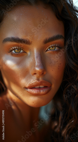 Sun-Kissed Skin and Freckles