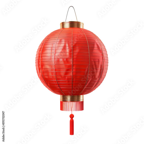 China lantern isolated on transparent or white background