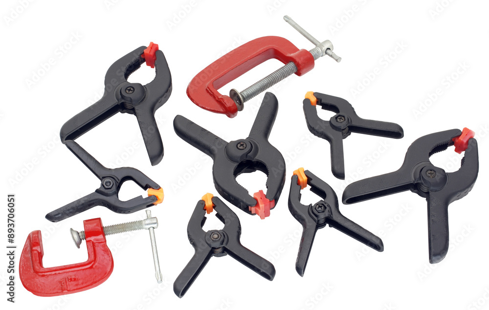 Plastic and metal mechanical hand vise clamp Plastic and metal mechanical hand vise clamp