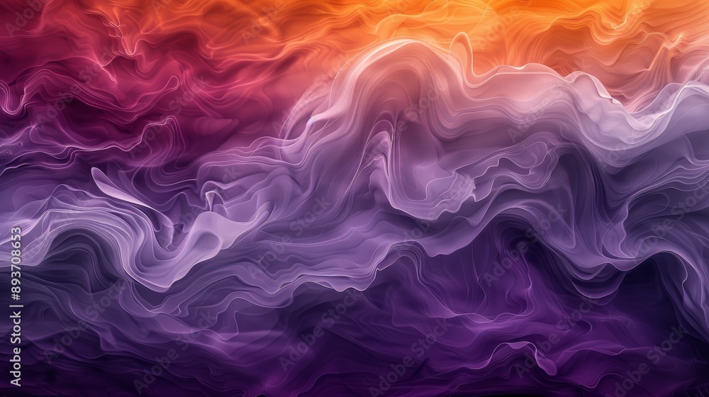 Abstract vibrant smoky waves in colorful gradient tones of orange, purple, and pink. Perfect for backgrounds and artistic projects. Abstract vibrant smoky waves in colorful gradient tones of orange, purple, and pink. Perfect for backgrounds and artistic projects.