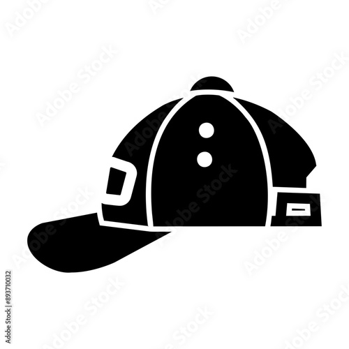 snapback hat Solid icon