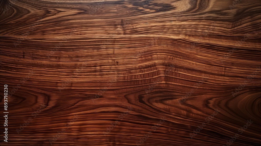 Fototapeta premium A polished wooden background adds elegant grain patterns, enhancing any design's depth and appeal.