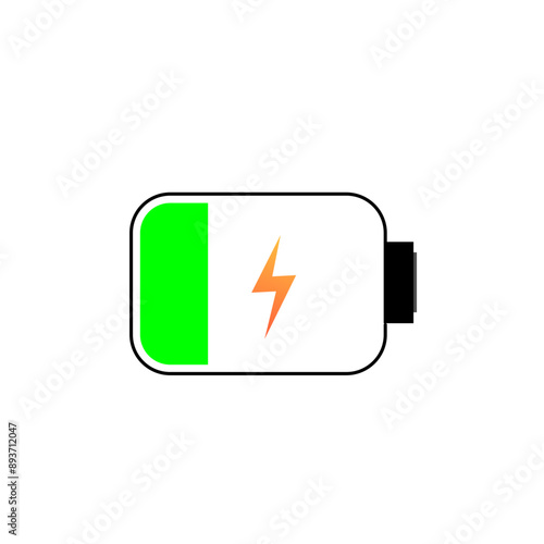 Free Download Almost empty battery indicator for electronic devices as phones and computers. Vector illustration. Transparent SVG file.  - GFXLoad