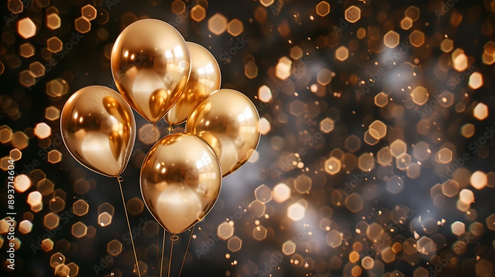 Golden Balloons Celebration Golden Balloons Celebration
