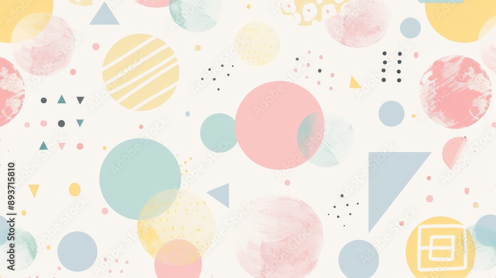 A colorful background with many different shapes and sizes of circles A colorful background with many different shapes and sizes of circles