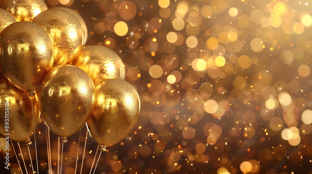 Golden Balloons Celebration Golden Balloons Celebration