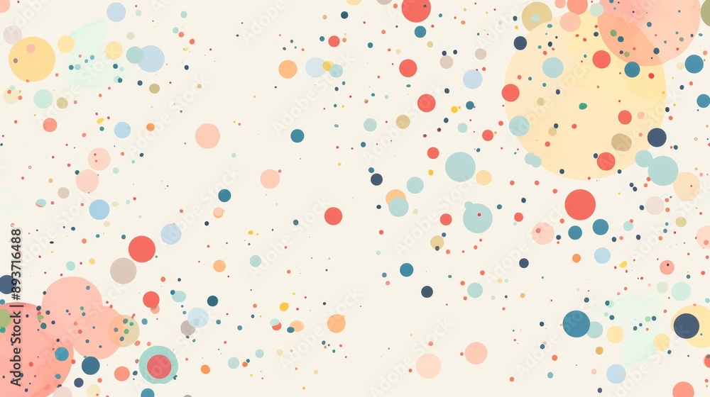 A colorful background with many small circles A colorful background with many small circles