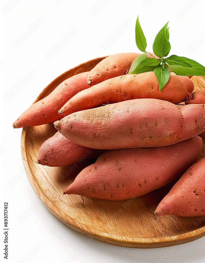 A lots of fresh Sweet Potato Vegetables organic isolated on white background A lots of fresh Sweet Potato Vegetables organic isolated on white background
