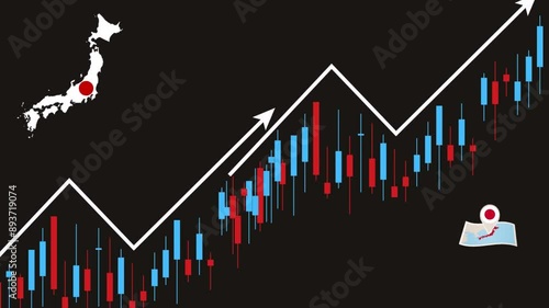 graph with arrow black