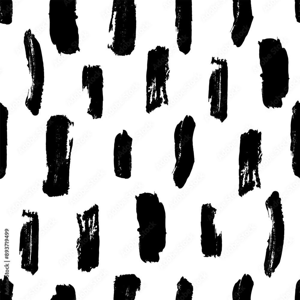 Brush strokes doodle vector seamless pattern. Black and white mosaic texture. Black paint freehand scribbles, straight lines, dry brushstroke texture. Brush strokes doodle vector seamless pattern. Black and white mosaic texture. Black paint freehand scribbles, straight lines, dry brushstroke texture.