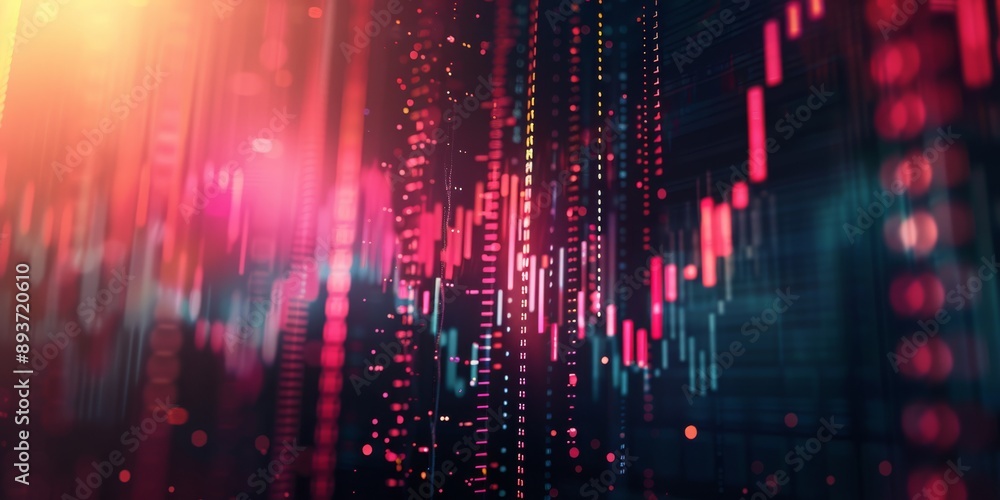 A dynamic digital stock market chart displaying financial data trends and insightful market analysis A dynamic digital stock market chart displaying financial data trends and insightful market analysis