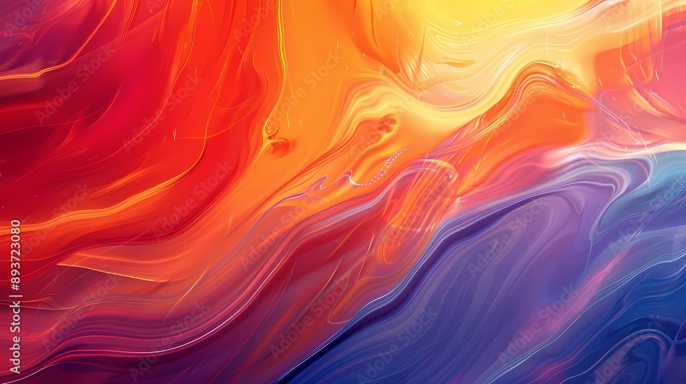 Colorful and fluid abstract design with smooth curves and vibrant gradients. Colorful and fluid abstract design with smooth curves and vibrant gradients.