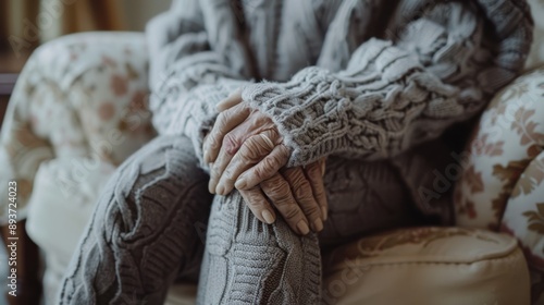 An Elderly Person's Hands photo