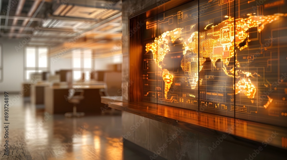 Global Network In Office. Global Network In Office.