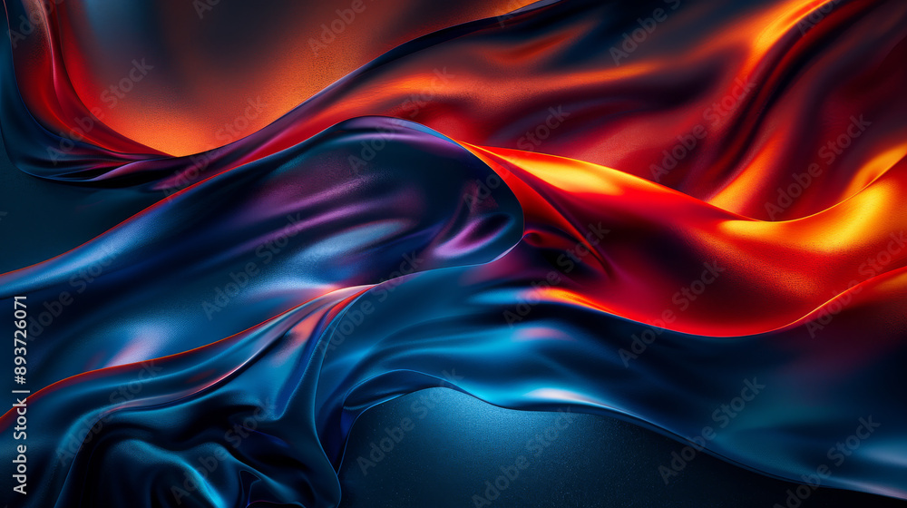 Obraz premium Technology lines, light and color