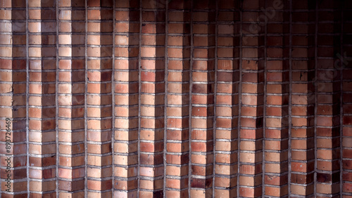 Red brick wall background texture
