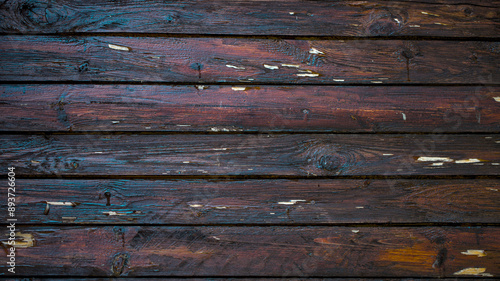 Wooden planks wall background texture