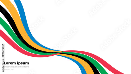 Abstract Sport background, Colored on white background banner, Vector EPS 10
