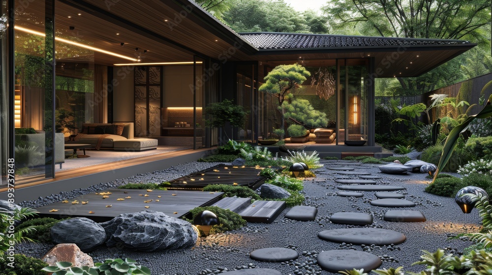 Zen Haven: Tranquil Modern Home Embraced by Nature Zen Haven: Tranquil Modern Home Embraced by Nature