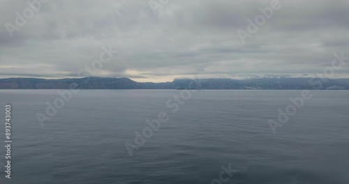 Wallpaper Mural Time-lapse video of the Italian Amalfi Coast in stormy weather and fast-moving storm clouds Torontodigital.ca