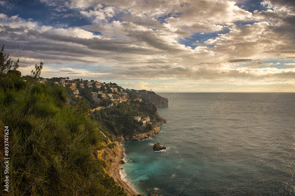 The coast of Benitatxell on the Costa Blanca The coast of Benitatxell on the Costa Blanca