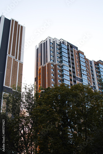 Intergal building residential complex Goloseevsky district multi-story in Kyiv photo