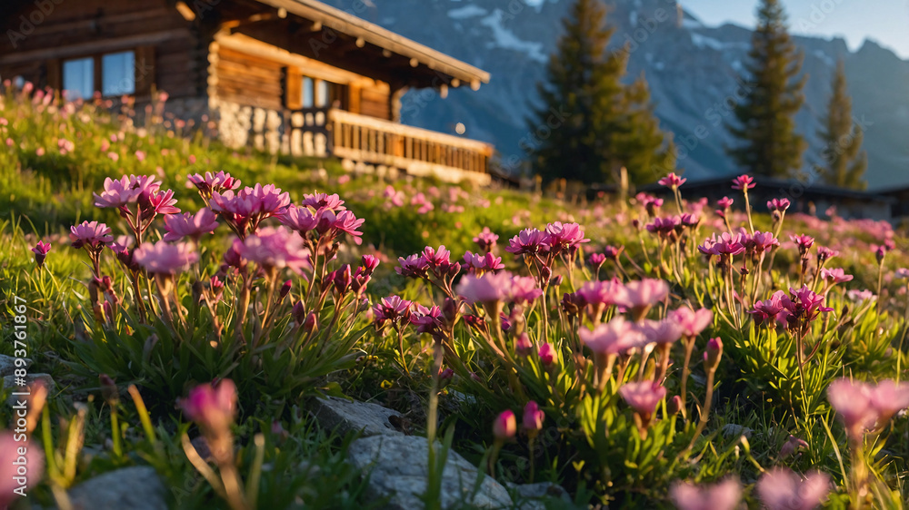 Spring time in Alps. Spring time in Alps.