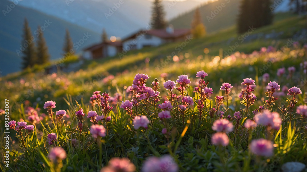 Spring time in Alps. Spring time in Alps.