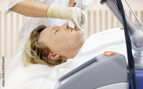 Laser Treatment,Cosmetic Laser Dermatology ,dermatologist offices,laser technology  photo