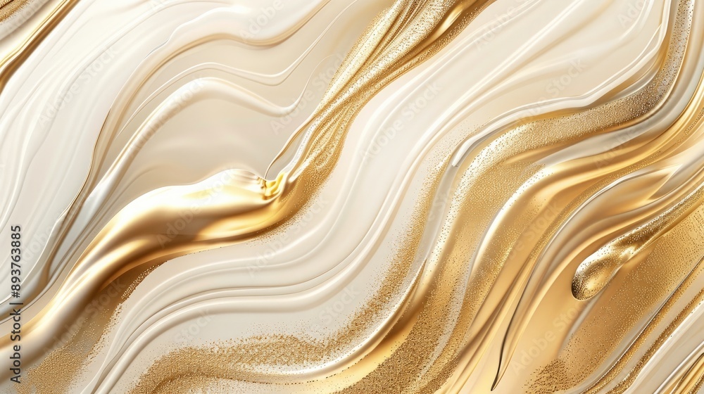 Abstract gold gradient with metallic highlights. Abstract gold gradient with metallic highlights.
