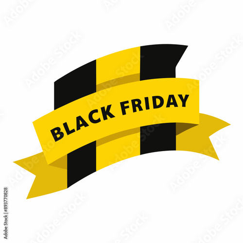 Black Friday shopping vector illustration with vibrant colors and exciting designs highlighting exclusive deals and offers.