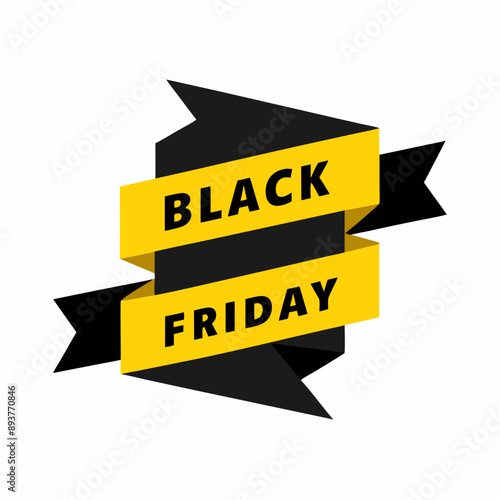 Black Friday shopping vector illustration with vibrant colors and exciting designs highlighting exclusive deals and offers.