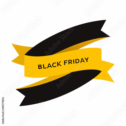 Black Friday shopping vector illustration with vibrant colors and exciting designs highlighting exclusive deals and offers.