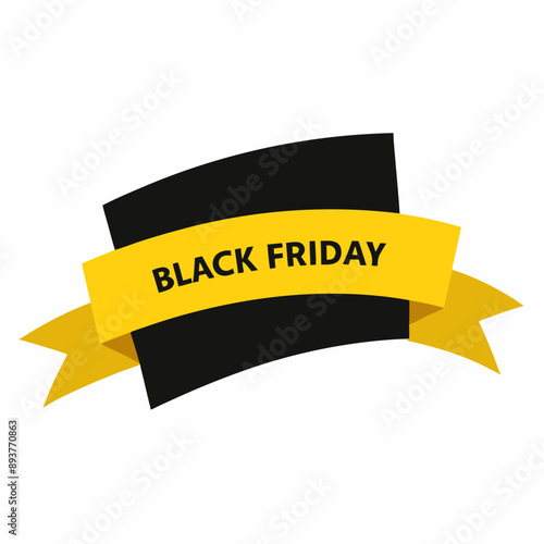 Black Friday shopping vector illustration with vibrant colors and exciting designs highlighting exclusive deals and offers.