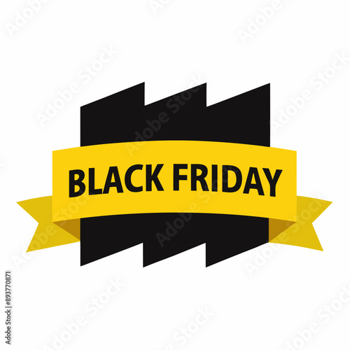 Black Friday shopping vector illustration with vibrant colors and exciting designs highlighting exclusive deals and offers.
