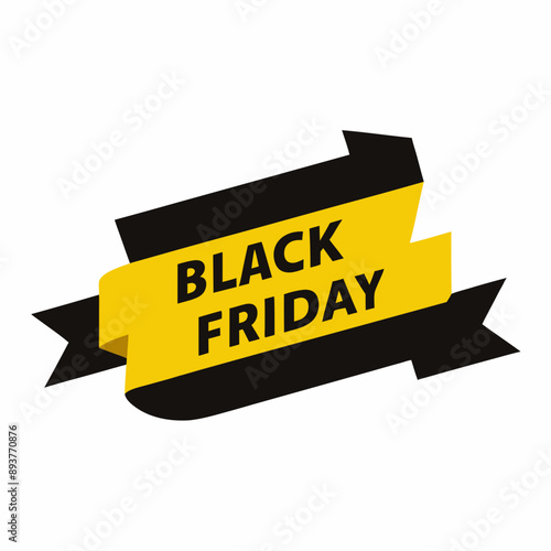 Black Friday shopping vector illustration with vibrant colors and exciting designs highlighting exclusive deals and offers.