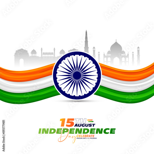 78th Indian Independence Day 15th August Social Media Post, Poster, Banner, Web Banner , Print Design