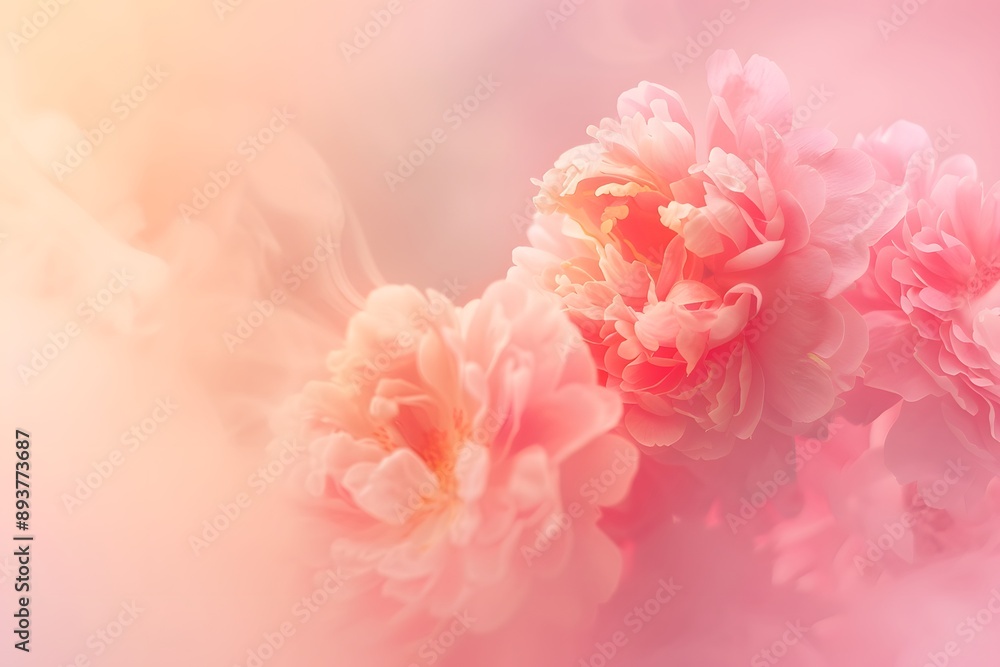 A gradient background with soft shades of pink and peach, creating a romantic and feminine backdrop for product highlights A gradient background with soft shades of pink and peach, creating a romantic and feminine backdrop for product highlights