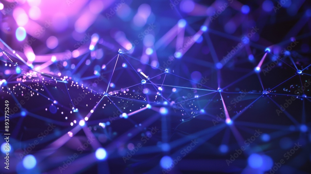 Obraz premium Abstract Network Connections