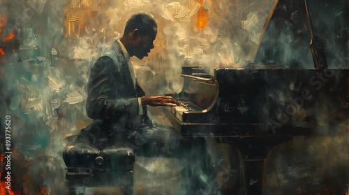 cool jazz pianist