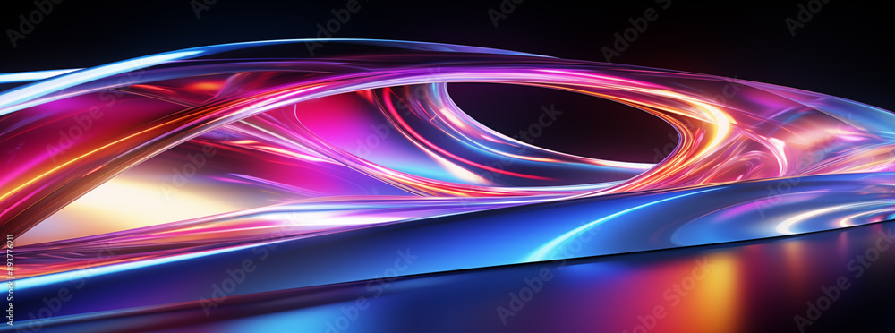 Chromatic abstract rainbow light effects, colorful, blurry background Chromatic abstract rainbow light effects, colorful, blurry background