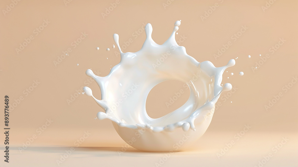 Milk splash. Milk splash.