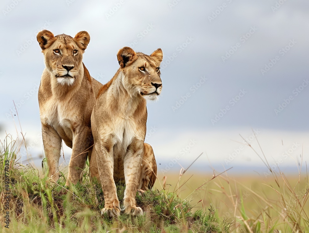 lion and lioness lion and lioness