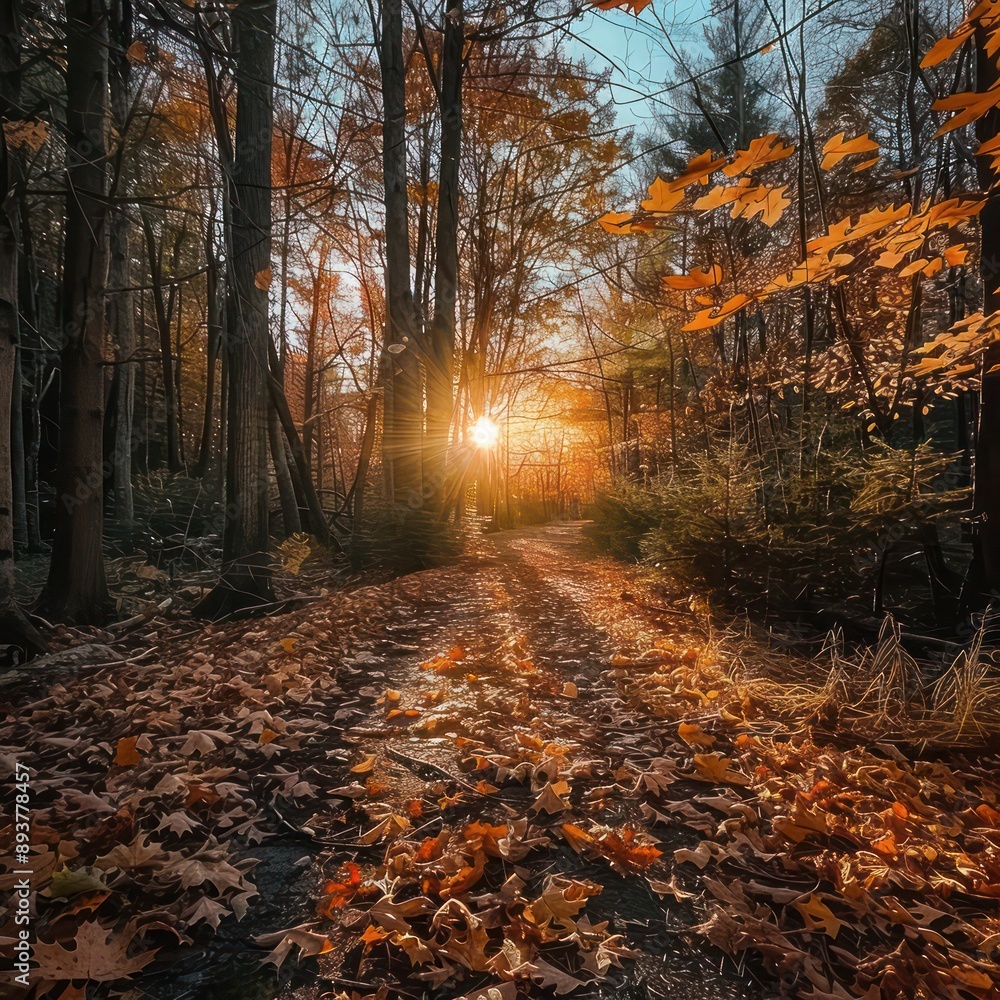 Obraz premium autumn in the forest